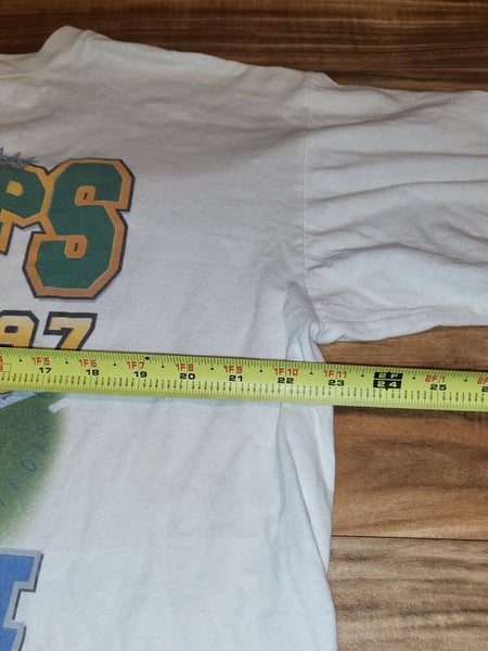 1996 Vintage Green Bay Packers Grid Iron Warriors T-Shirt Size Large