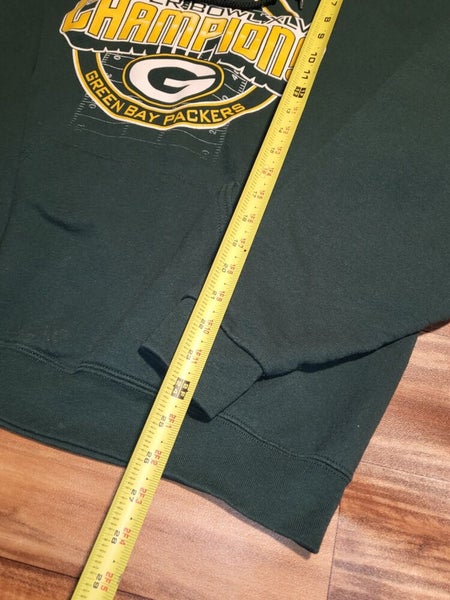 Green Bay Packers Super Bowl Champions XLV 2011 Steelers Sweatshirt Hoodie  L/XL