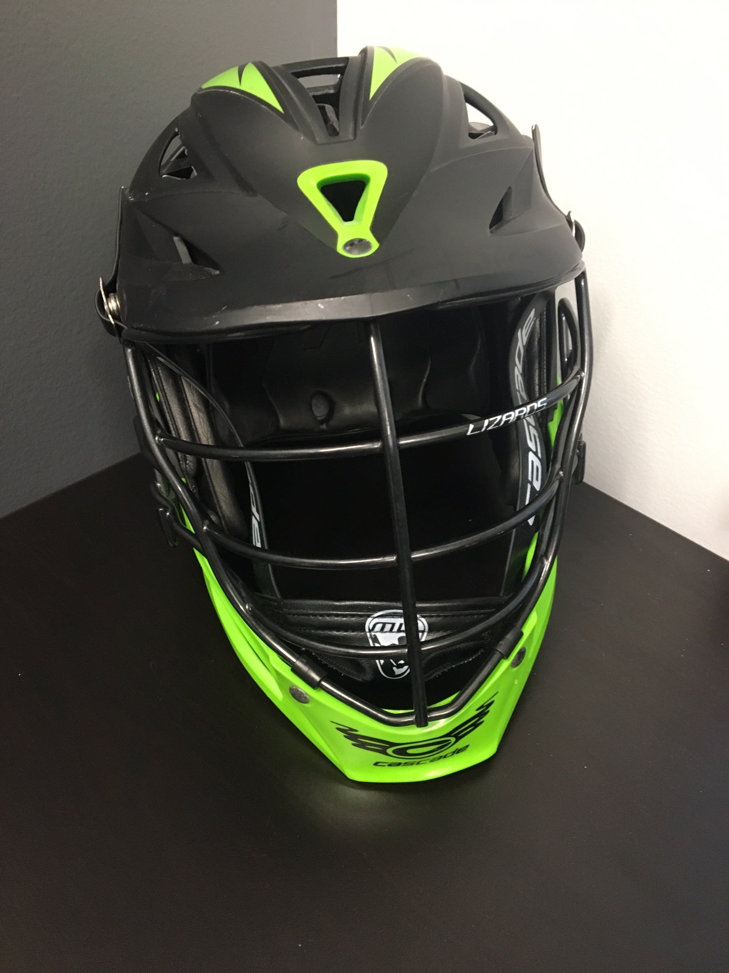 Cascade Official Lacrosse Helmet of the Premier NY Lizards Adult NEW 