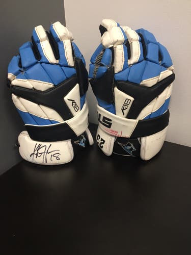 Used STX 13" K18 Lacrosse Gloves