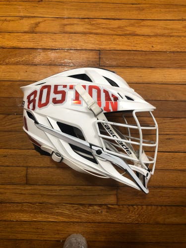 Boston University lacrosse Cascade S Helmet