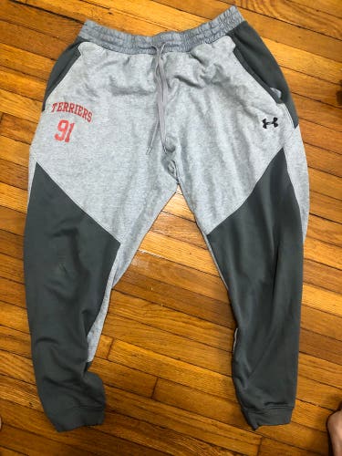 Boston University lacrosse Under armour sweatpants