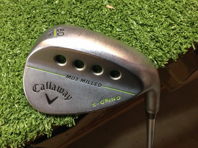 Men's Right Handed Wedge Flex Steel Shaft MD3 Milled Chrome S-Grind Wedge