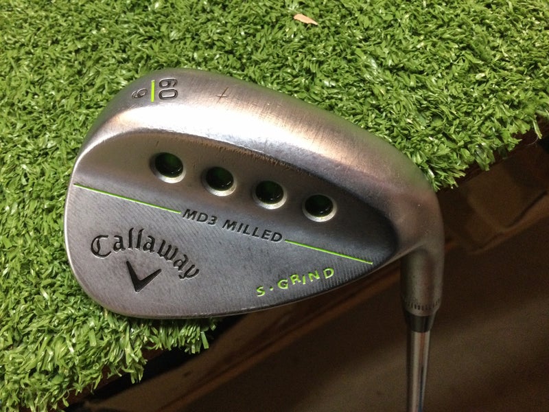 Men's Right Handed Wedge Flex Steel Shaft MD3 Milled Chrome S-Grind Wedge