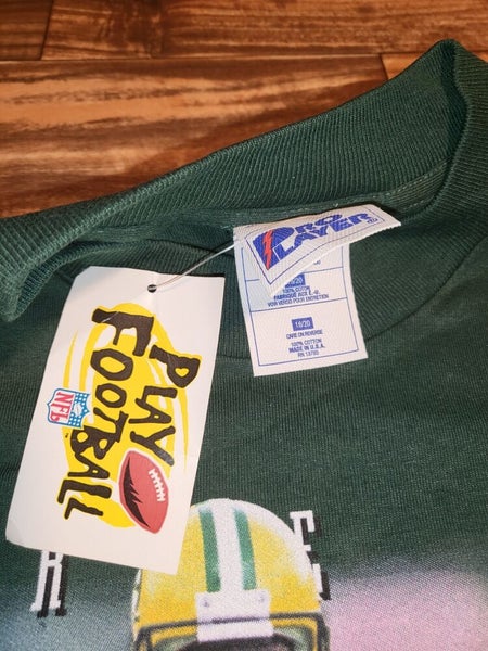 Vintage Logo 7 Brett Favre Green Bay Packers Jersey - 2XL