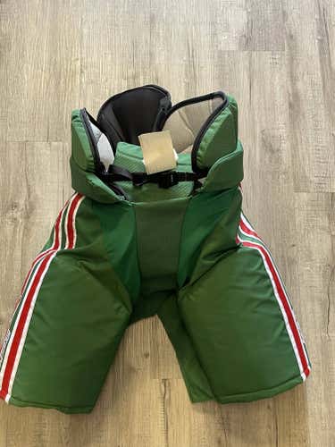 New CCM HPV10C New Jersey Devils Alternate Retro Green/Red/White  PK SUBBAN Pro Stock Pants