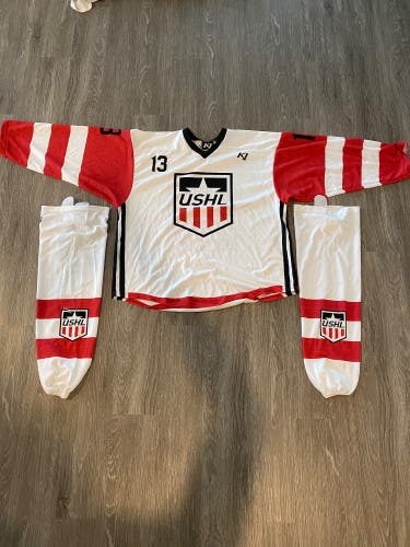 White USHL Combine XL Jersey