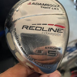 Adams golf redline strong 5 in right Handed graphite shaft STIFF
