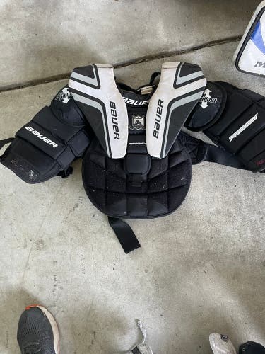 Used Small Bauer Prodigy Goalie Chest Protector
