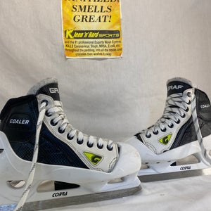 Used Graf Goaler Size 5 D Ice Hockey Goalie Skates