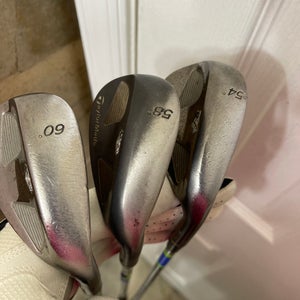 TaylorMade rac TP Wedges Set 60/09,58/08,54/10 Wedge Flex  Right Handed