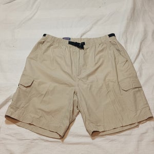 PENDLETON KHAKI CARGO HIKING SHORTS MENS L QUICK DRY 9 1/2" LIKE NEW!! 34