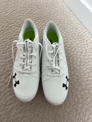 White Men's Detachable Cleats Low Cut Nitro MC
