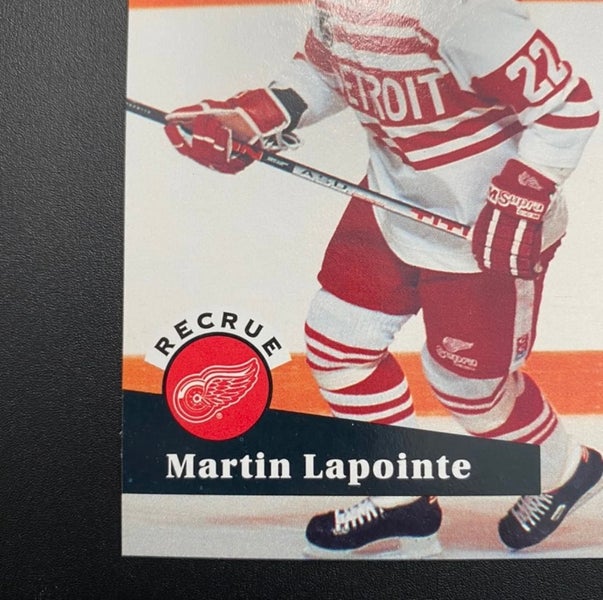 CCM  MARTIN LAPOINTE Detroit Red Wings 1999 Vintage Hockey Jersey