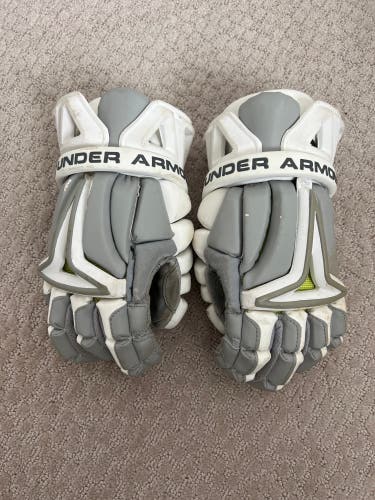 Used Player's Under Armour 13" Lacrosse Gloves