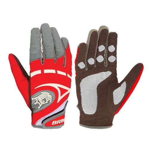 Brine Mantra Women's Lacrosse Gloves - Red (Retail $30)