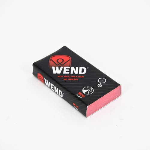 100g Mid Temp Ski Snowboard Red Wax by Wend Mid Temperature Bulk Packaging