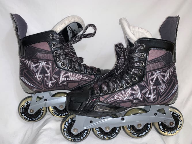 Like New Mission Size 7E Inhaler NLS6 Inline Skates