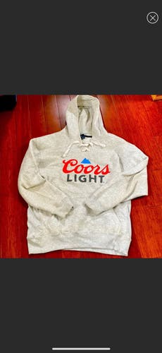 Coors Light  Gray hoodie