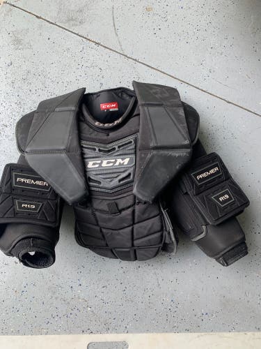 Used Small CCM Premier R1.9 Goalie Chest Protector