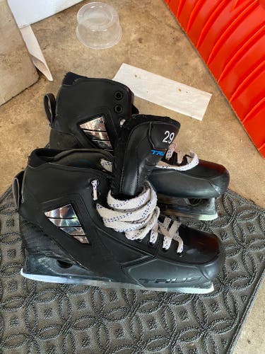 Used True Regular Width Pro Stock Size 8 Custom Pro Hockey Goalie Skates