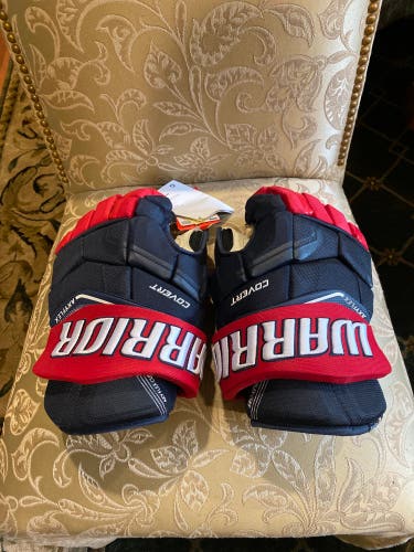 New Warrior 14" Pro Stock Qre Pro Gloves Navy/Red/White