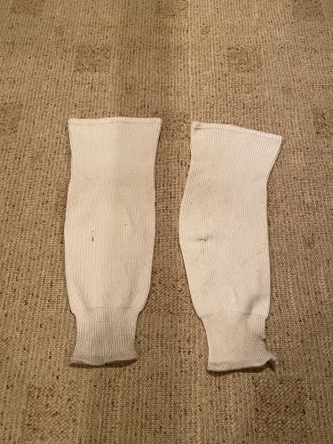 White Cotton/Knit Socks 24.5”