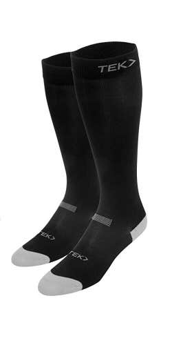 PowerTek Hockey V5.0 Pro Compression Ice Hockey Skate Socks - Knee Length