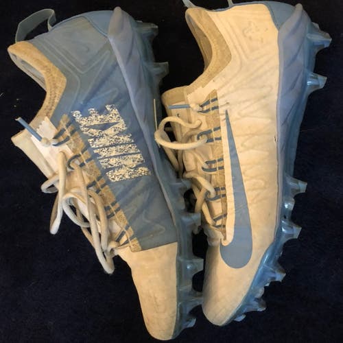 UNC Team Issued Nike Alpha Huarache 7 Pro Lacrosse Cleats