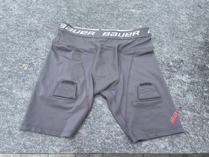 Bauer Pro Comfort Lock Senior Hockey Jock Shorts