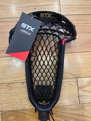 New STX Axxis head. 10 degree headstrung with crux pro mesh. all black.