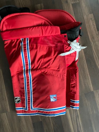 New York Rangers Senior Large CCM Pro Stock HP45 Hockey Pants