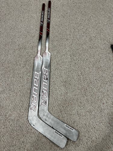 2 PACK Bauer 2S PRO Goalie Sticks Regular