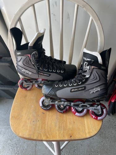 New Bauer Regular Width Size 10 Vapor xr1 Inline Skates