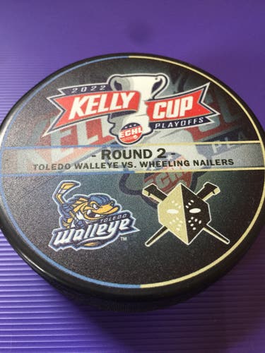 TOLEDO WALLEYE VS WHEELING NAILERS KELLY CUP PLAYOFFS 2022  PUCK ECHL