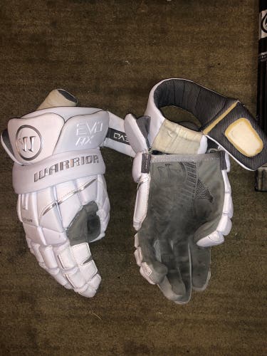 Used Player's Warrior 12" EVO QX Lacrosse Gloves
