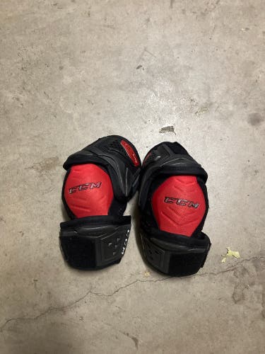 Used Small CCM Pro Stock QuickLite QLT 290 Elbow Pads