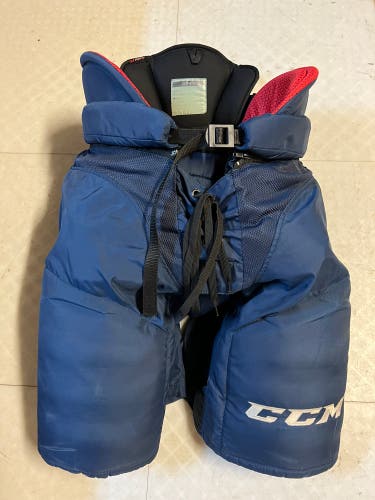CCM HP45 Pro Stock Hockey Pants Navy Large