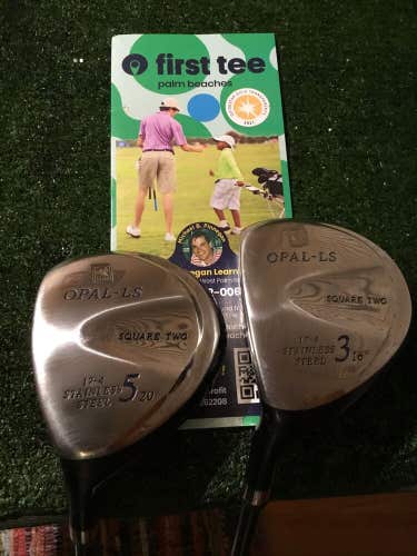 Square Two (Left Handed) Ladies Opal-LS Woods Set (3 & 5 Woods) Graphite Shafts