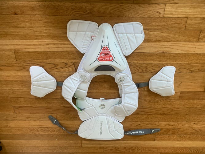 Used Large Maverik MAX EKG Shoulder Pads Used 1x, did not fit. Get a deal here!