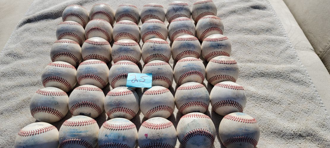 Used Rawlings Official Minor League Baseballs 36 Pack (3 Dozen)