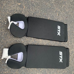 New Youth Large STX Lacrosse Goalie Shin Guards - Never Used!