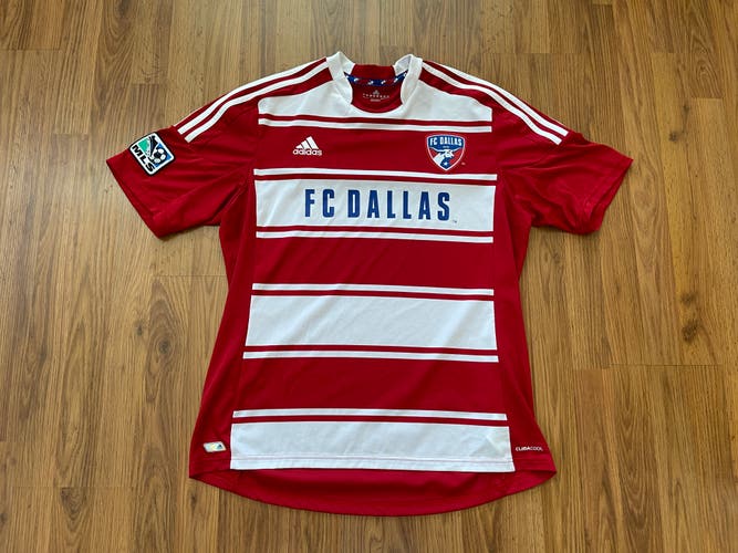 FC Dallas Football Club MLS MAJOR LEAGUE SOCCER Adidas Size XL Soccer Jersey!