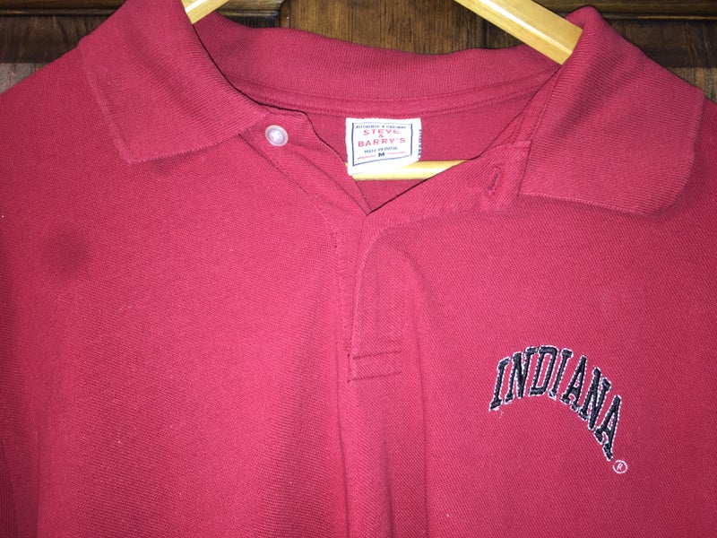 USED INDIANA ADULT GOLF SHIRT SIZE MEDIUM