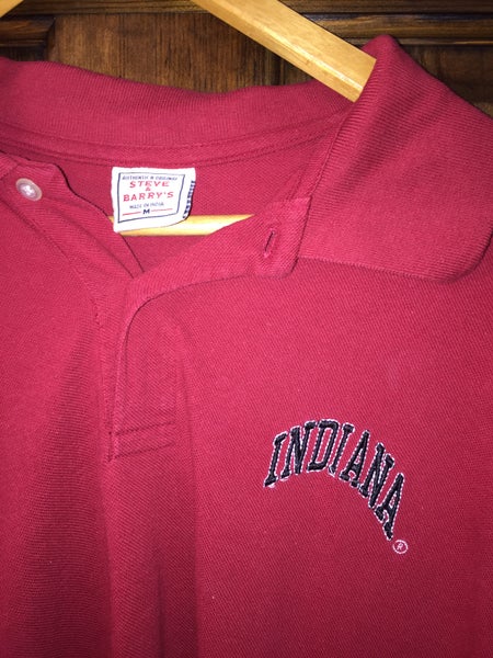 USED INDIANA ADULT GOLF SHIRT SIZE MEDIUM
