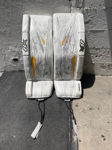 Used 34" Brian's GNETiK 8.0 Goalie Leg Pads