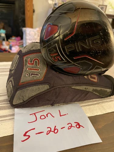 PING i15 Driver 9.5* Stiff Flex Shaft With Cover