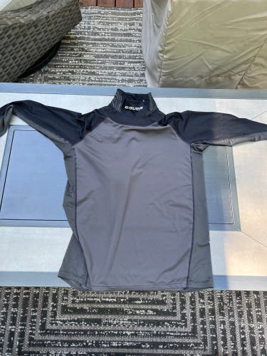 Bauer Long Sleeve Neck Guard Shirt