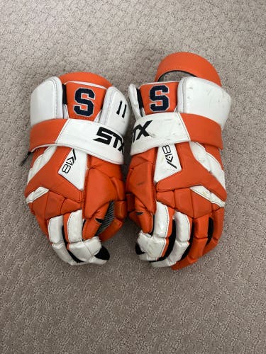 Used STX 13" K18 Lacrosse Gloves