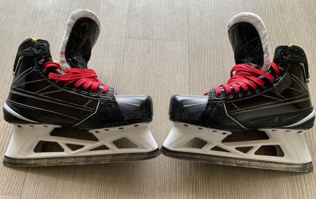 Senior Used Bauer Supreme 1S Hockey Goalie Skates Regular Width Size - 7